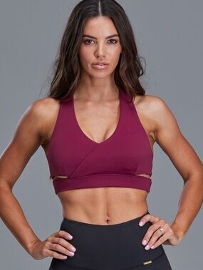 Cleo Harper Indy Bra Burgundy/Maroon